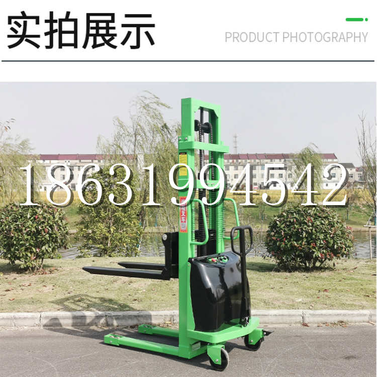 连州市电动叉车堆高车液压铲车电瓶1吨2吨站驾步行式小型全自动叉车